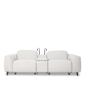 ATELIER 2.5 SEATER POWERED RECLINERS SOFA WITH STORAGE AND CUP HOLDER