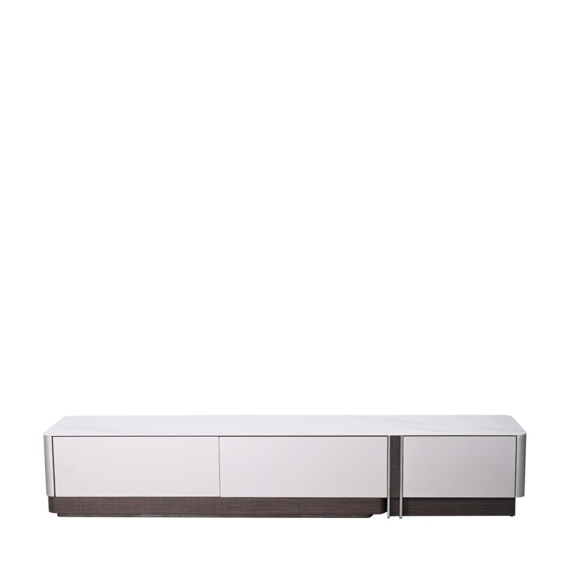 BONDI EXTENDABLE TV SIDEBOARD W/ STONE TOP