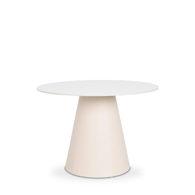 CARTEL-R107 SINTERED STONE TOP ROUND DINING TABLE