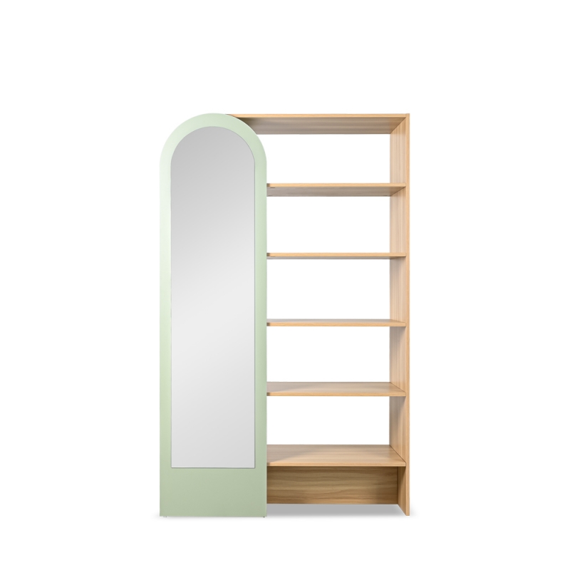 COTTON SHOWCASE WITH MIRROR