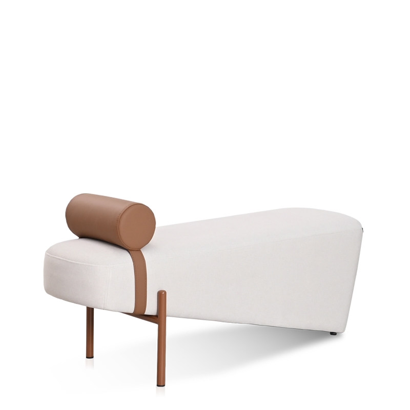 EARTHY BENCH WITH BOLSTER