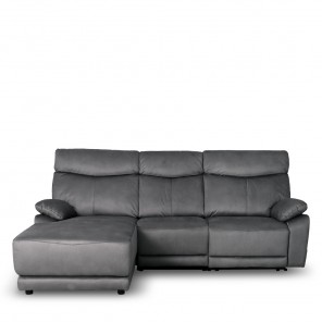 FUDGE L-SHAPED SOFA WITH 1 RECLINER (RIGHT CHAISE)