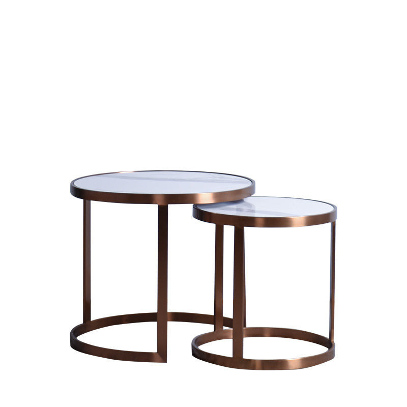 HELIOS-N CERAMIC TOP NEST OF 2 TABLES