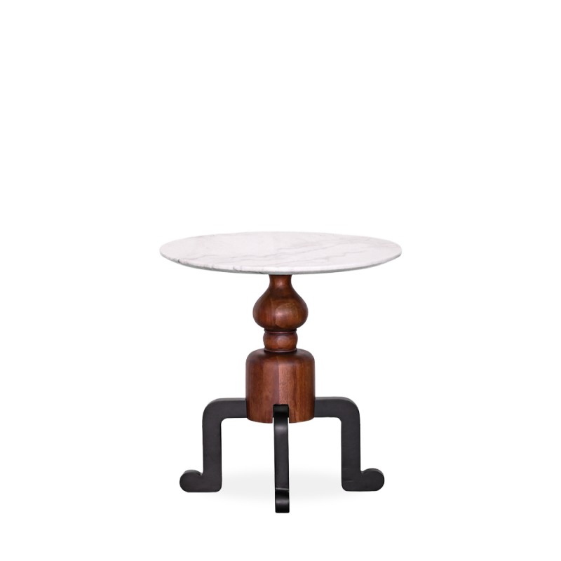 LN HOME: ATO MARBLE TOP SIDE TABLE