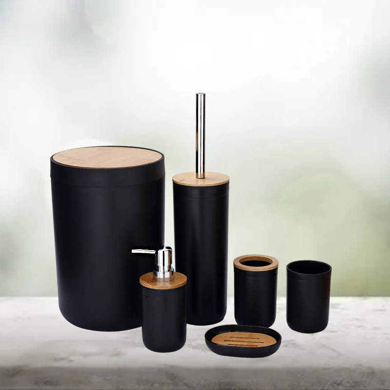 6 IN 1 PP ROUND BATH SET