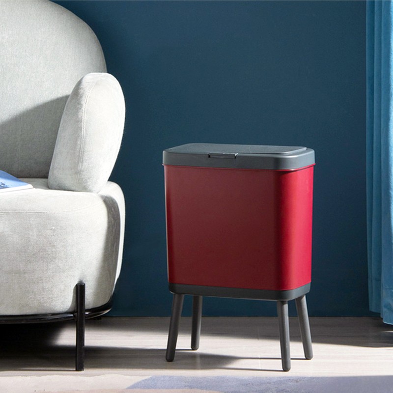 RAISED BIN WITH COVER 15L