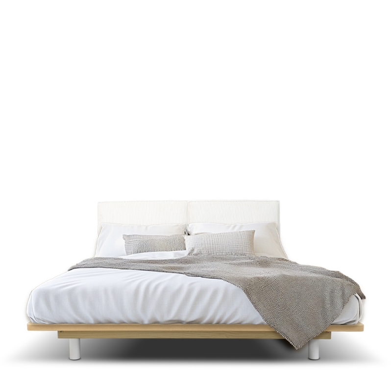 NOVEL 6' KING BED FRAME WITH HEADBOARD