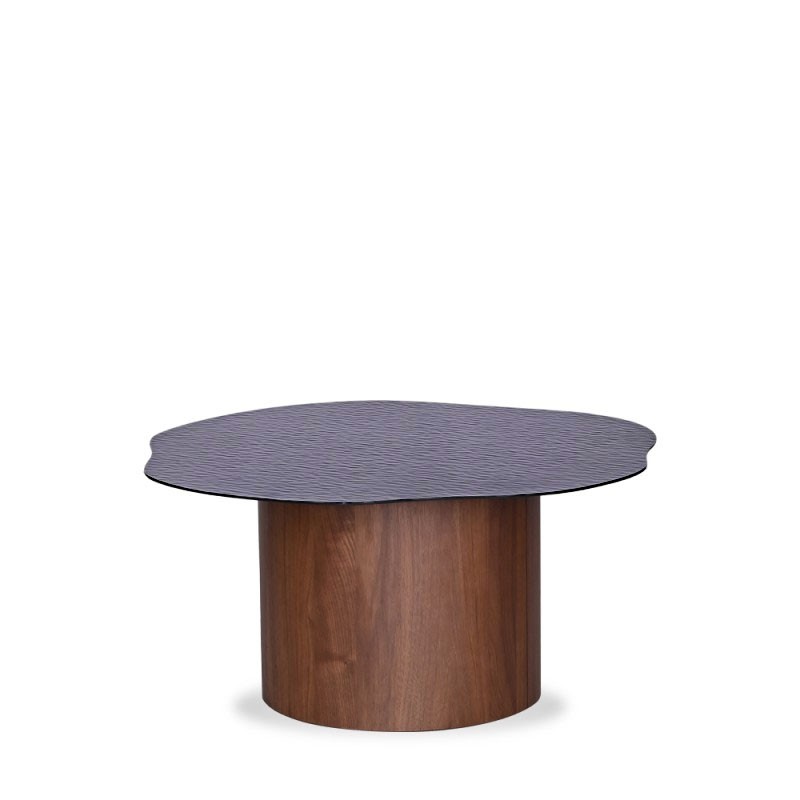 POND COFFEE TABLE W/ GLASS TOP