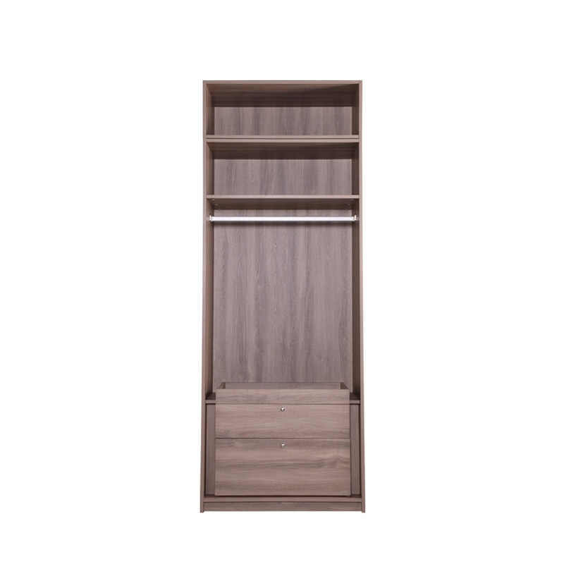 RENEE 2 DOORS WARDROBE CARCASS (2B) WITH ADD-ON TOP (ET2)