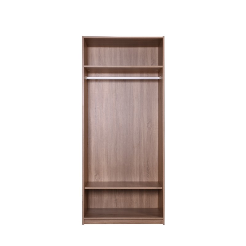 RENEE 2 DOORS WARDROBE CARCASS WITH SHELVES (2C)