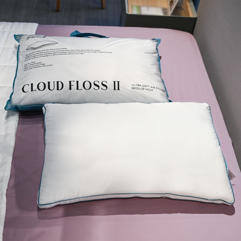 SERENADE: CLOUD FLOSS II PILLOW - MID-HIGH/1300G