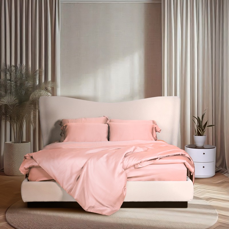SERENADE TENCEL LYOCELL BEDSHEET SET - BLUSH PINK