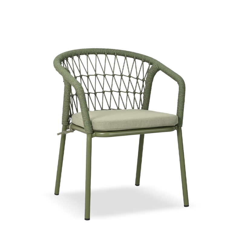 STELLA OUTDOOR STACKABLE DINING CHAIR