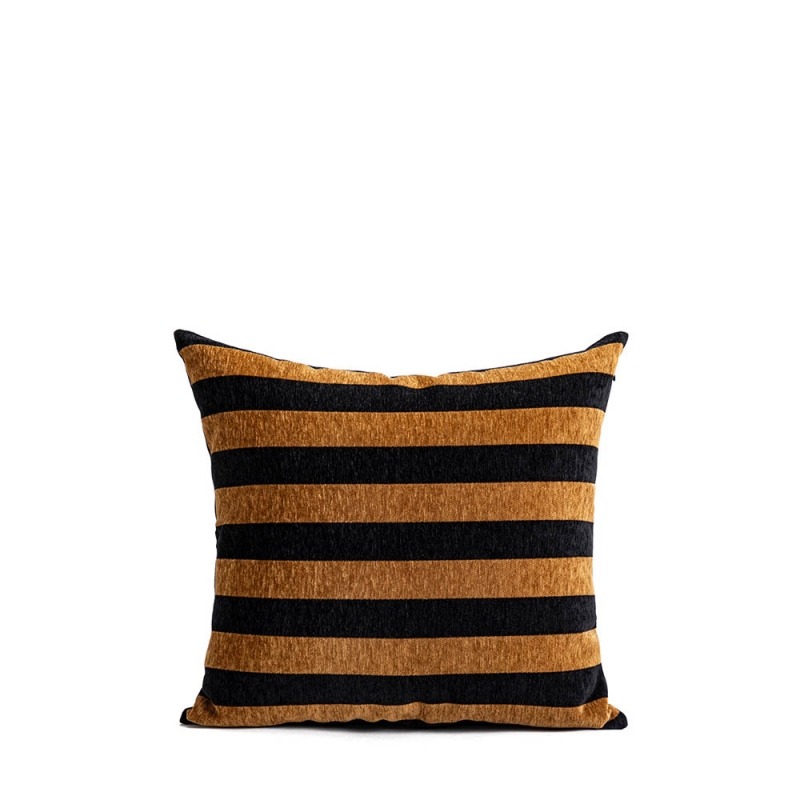 THROW CUSHION - AMBER STRIPE CUSHION