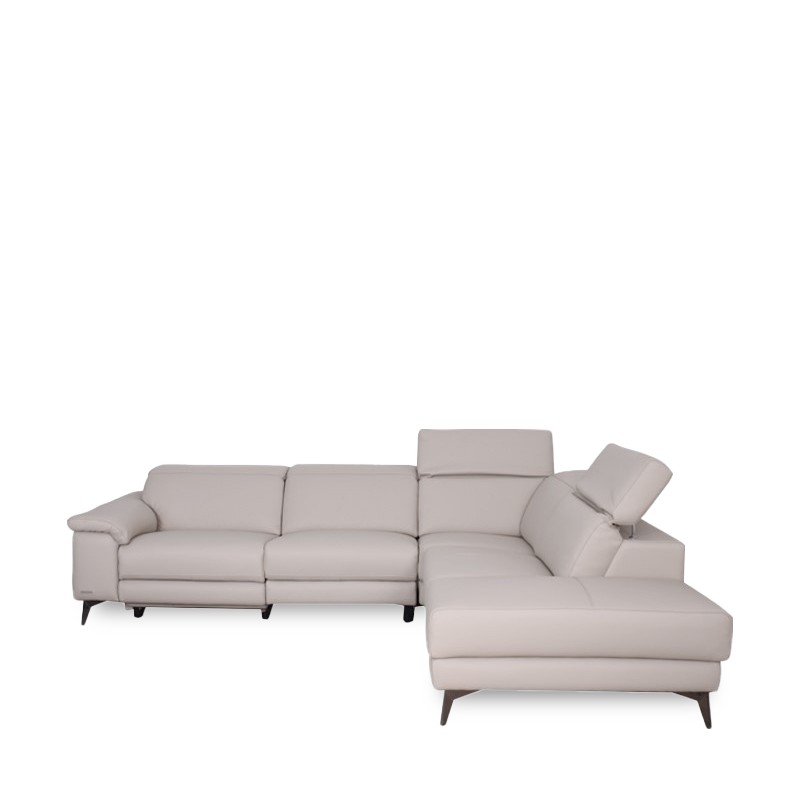 VINCENZO LOUNGE SUITE - 2S W/ 1 DOUBLE POWERED RECLINER + CORNER + CHAISE (LHS)