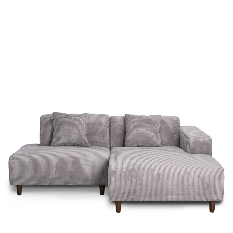 WINTER L-SHAPED SOFA W/2 THROW CUSHIONS (LHS)