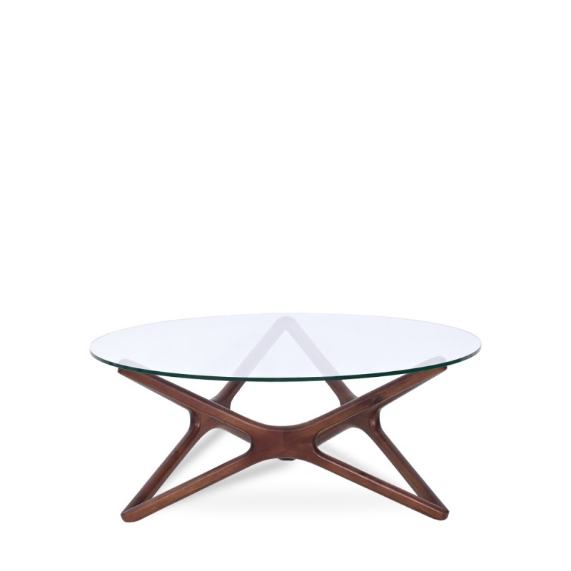 LN HOME: XXX TEMPERED GLASS TOP COFFEE TABLE